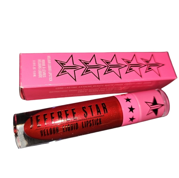 Jeffree Star Christmas Mystery Shade “?” Stocking Red Liquid Velour Lipstick - Picture 4 of 4